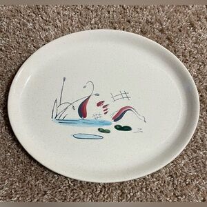 Vintage Salins Riviera oval platter